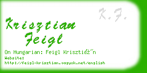 krisztian feigl business card